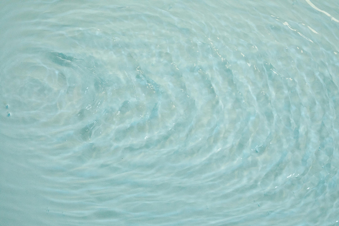 Flacon en verre bleu – Hydrolats Oflor